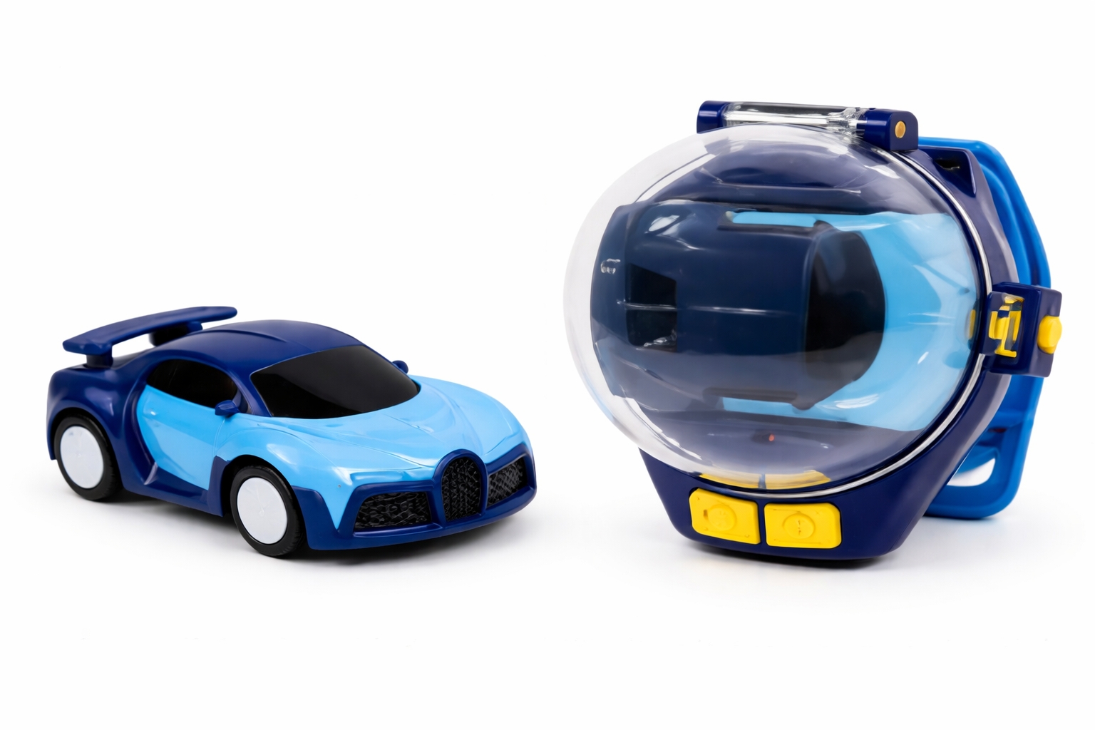 BLUE RC WATCH CAR